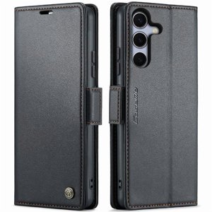 Caseme Tipo Cartera Samsung Galaxy S25 Plus 5G Con Cierre Magnético, Rfid, Tarjetero, Soporte, Carga Inalámbrica