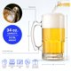 thumbnail image 2 of Jarras de Cerveza de Vidrio PROLISOK 1L (34 fl. oz.) Juego de 2 para Root Beer, 2 of 7