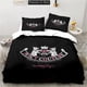 thumbnail image 1 of x1759 Bed SheetsJuicy Couture Crown Bedding Set Music Band Excavator Sheet Twin Child Bedding Set Mircofiber Polyester Duvet Cover 3-Piece Bedding Set (1 Duvet Cover + 2 Pillow Shams) nj1759, 1 of 5