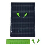 Bothyi - Pizarra Braille Portátil Con 2 Pizarras Y 4 Lápices Ópticos Para Escritura Braille Para Escritores Ciegos