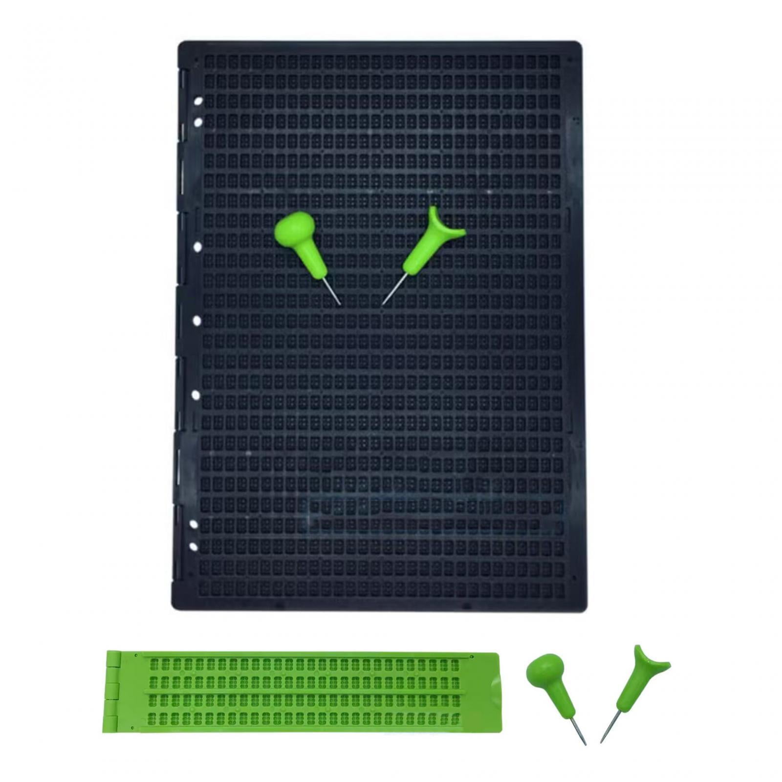Bothyi - Pizarra Braille Portátil Con 2 Pizarras Y 4 Lápices Ópticos Para Escritura Braille Para Escritores Ciegos