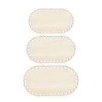 Magideal - Almohadilla Inferior De Cesta De Madera, Duradera, Decoración Del Hogar, Artesanía, Bolso Ligero, Cesta De Bricolaje, Tejido Artesanal, Base De Cesta