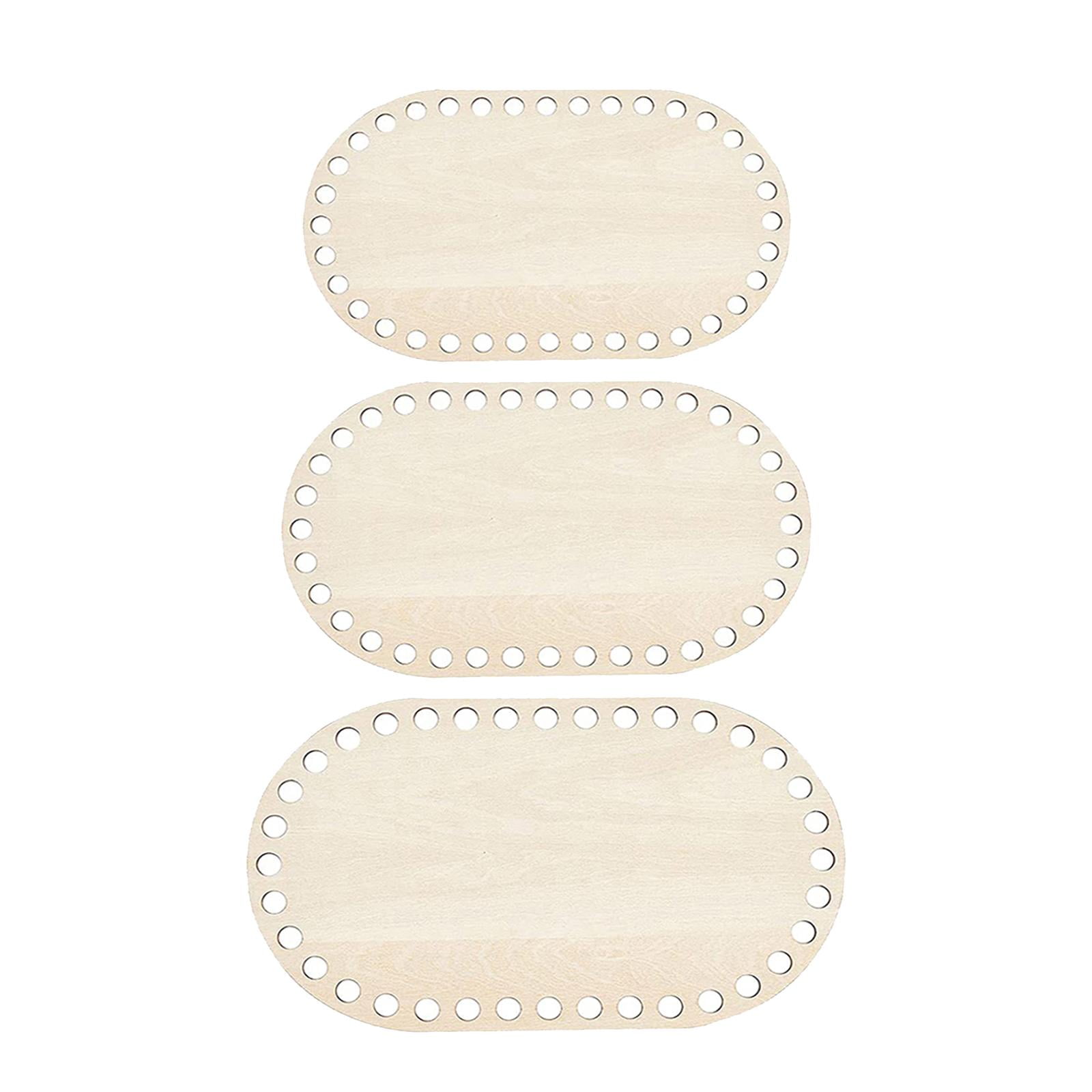 Magideal - Almohadilla Inferior De Cesta De Madera, Duradera, Decoración Del Hogar, Artesanía, Bolso Ligero, Cesta De Bricolaje, Tejido Artesanal, Base De Cesta