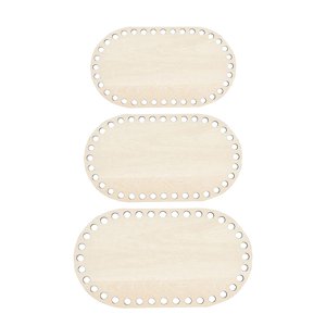 Magideal - Almohadilla Inferior De Cesta De Madera, Duradera, Decoración Del Hogar, Artesanía, Bolso Ligero, Cesta De Bricolaje, Tejido Artesanal, Base De Cesta