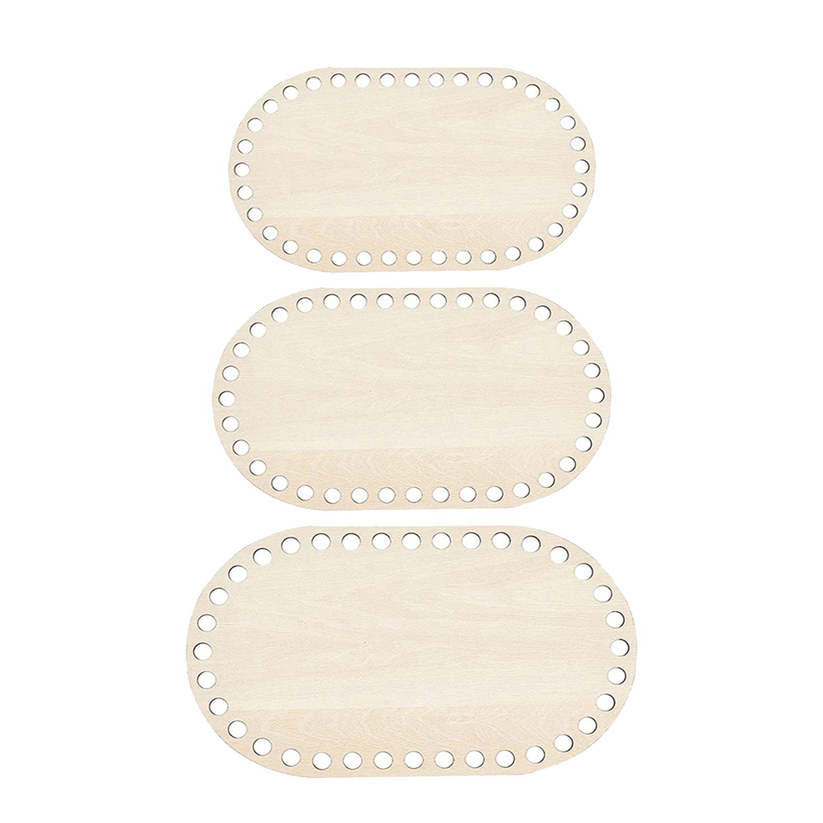 Magideal - Almohadilla Inferior De Cesta De Madera, Duradera, Decoración Del Hogar, Artesanía, Bolso Ligero, Cesta De Bricolaje, Tejido Artesanal, Base De Cesta