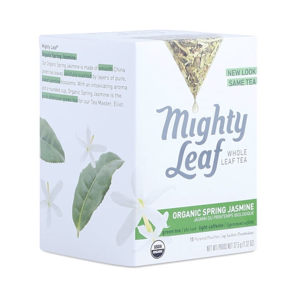Té verde Spring Jasmine Mighty Leaf 45 sobres ligeros