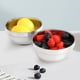 thumbnail image 4 of XmhyTop 4 piezas Bowl de Acero Inoxidable de 18 cm - Color Plata, Ideal para Cocina y Almacenamiento, 4 of 5
