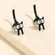 thumbnail image 4 of Cute Cartoon Cat Stud Earrings - Perfect for Holiday Parties and Girls' Accessories, 4 of 4