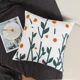 thumbnail image 3 of Fundas Para Cojines Sin Relleno 2 Unidades Diseños Bordados Azul Flor, 3 of 3