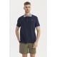 thumbnail image 1 of Polera Hombre Pique Wafle Con Botones Azul Marino, 1 of 4
