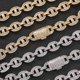 thumbnail image 3 of Ancho 16mm Gran Miami Iced Out Cuban Link Necklace, Extra Brillante Cuban Link Chain para Hombre, Sólido Grueso Hip Hop Hombres Cuban Link Chain, 16-24 Inch - Caja de Regalo Incluida, 3 of 7