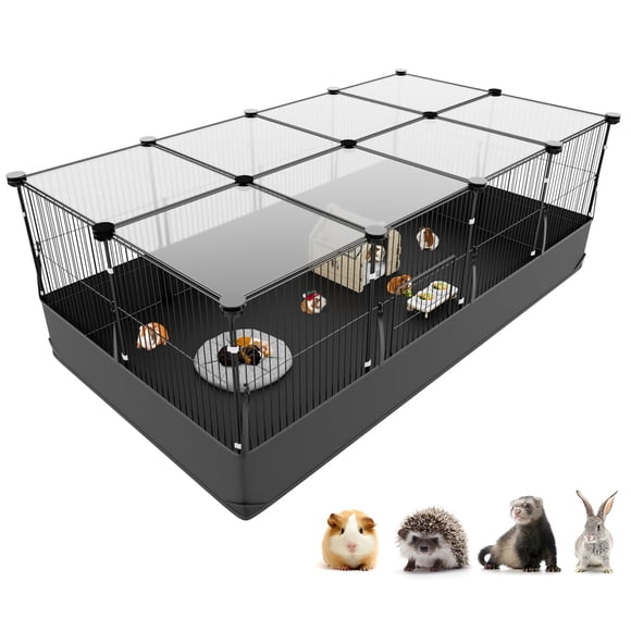 Jaula para cobayas Tresbro 122 x 61 x 41 cm con tapete impermeable