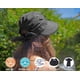 thumbnail image 2 of Sombreros para mujer con visera de playa convertible y protección solar UV UPF 50+, 2 of 5