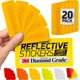 thumbnail image 1 of Cinta de Seguridad Reflectante Byllstore Pack de 20 Amarilla 3 × 1,2 cm, 1 of 8