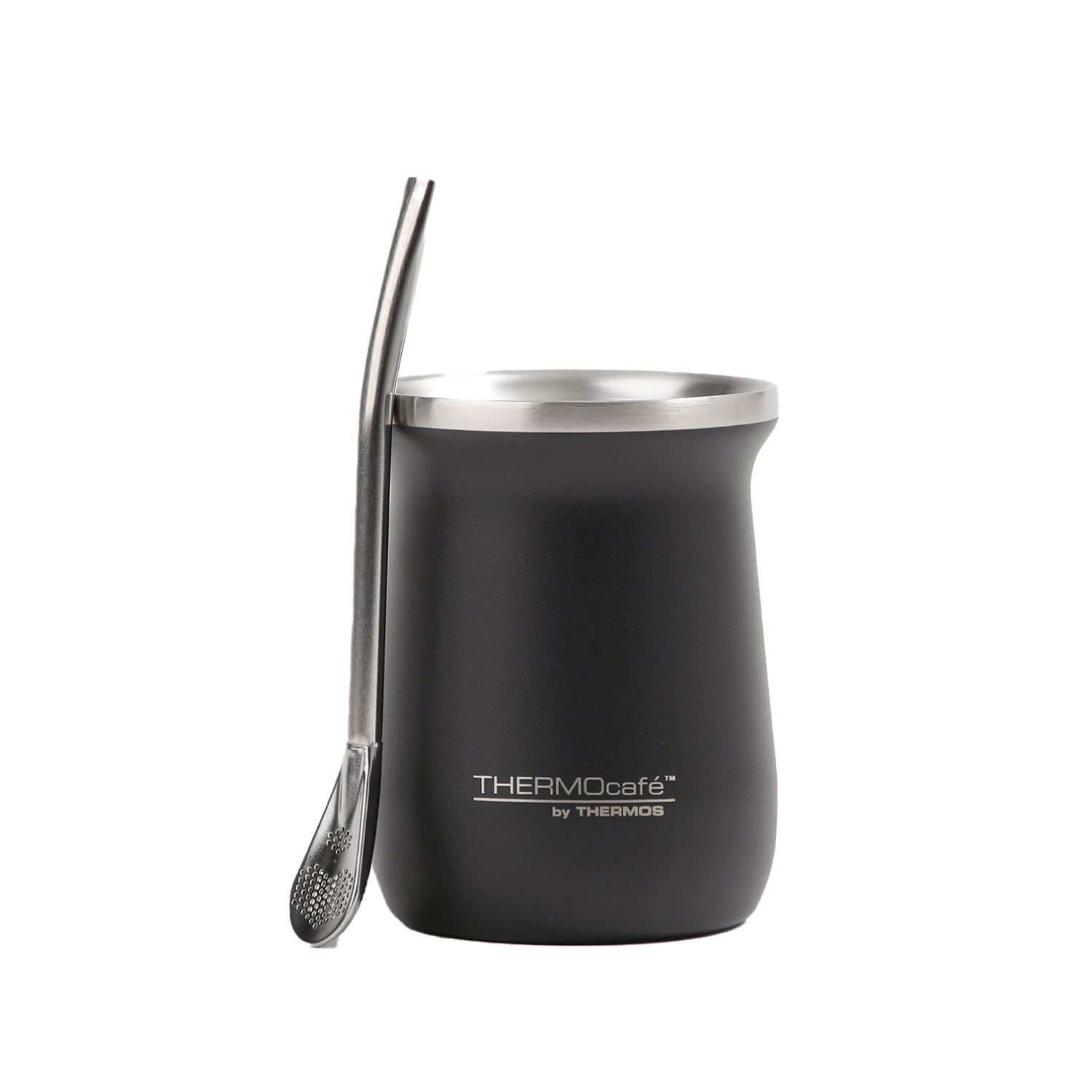 Thermos - Mate 260ml + Bombilla Acero Inoxidable Granite