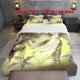 thumbnail image 1 of 3pcs Golden Horse Theme Printed Three Piece Bedding Set Soft Quilt Cover And Two Pillowcases, 1 of 5