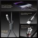thumbnail image 4 of Cable USB-A a Lightning 30W Carga Rápida 1.2 m con Soporte (Gris) - JOYROOM, 4 of 6