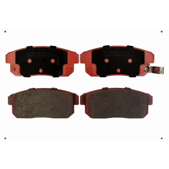 Set Pastillas Frenos Ital Brakes Trasera Para Mazda Rx-8 2002 2011