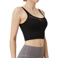 Samia - Peto Deportivo Con Transparencia Negro L