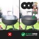 thumbnail image 4 of Junta para parrilla y ahumador Smoker Chef 9,1 m, sello resistente a altas temperaturas, 3 unidades, 4 of 6