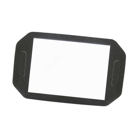 Magideal - Espejo De Mano De Espuma Para Barbería, Espejo De Maquillaje Rectangular Con Doble Asa, Espejo De Peluquería Para Salón, Corte De Pelo, Viajes Y Hogar