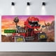 thumbnail image 2 of Dinotrux Fondo Temático Pancarta Suministros de Decoración para Fiesta de Cumpleaños, Decoración de Fondo de Fiesta Personalizado,150x90cm, 2 of 6