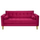 thumbnail image 1 of Sofa Retro 3c Felpa 01 Burdeo, 1 of 6