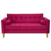 Bodevir - Sofa Retro 3C Felpa 01 Burdeo