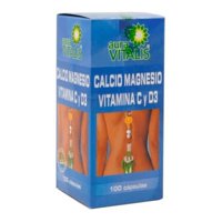 Auravitalis - Calcio Magnesio Vit C D3 Cápsulas 367 Mg X 100