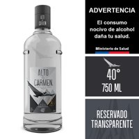 Pisco Reservado Transparente 40° Botella 750 Ml Alto Del Carmen