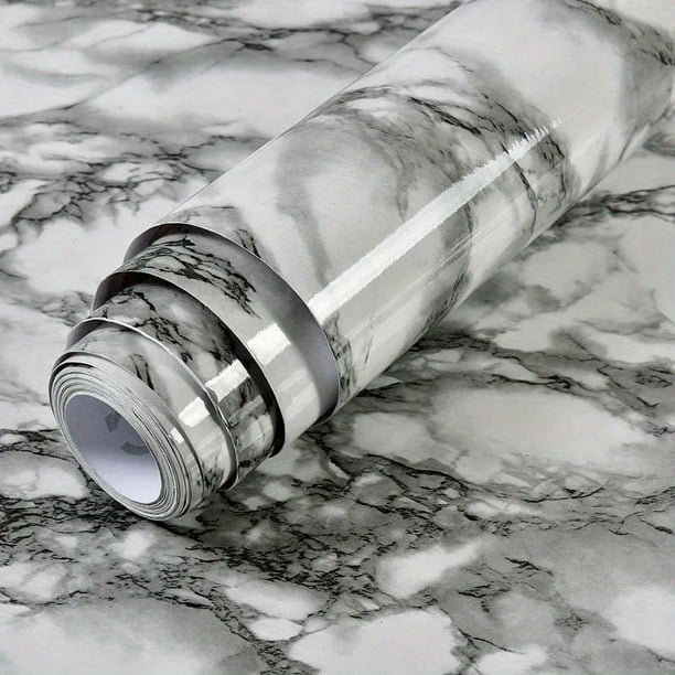 More Than 20 Colours Of Marble Self-adhesive Wallpaper Waterproof And Oil-proof Kitchen Decoration, Decoration Stickers, Furniture Protection Film Bathroom Cabinets Stove Top Desktop Wallpaper Home D