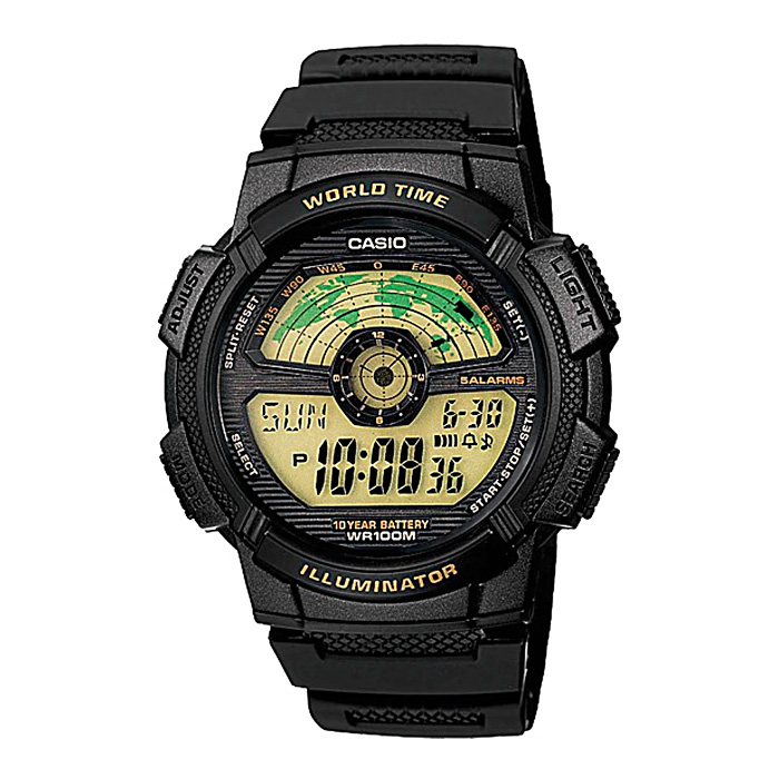 Reloj Digital Negro Casio Ae-1100W-1Bv