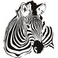 Rienda Libre Graphics - Decomural Zebra Safari Animals Ws-15926