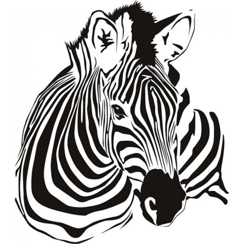 Rienda Libre Graphics - Decomural Zebra Safari Animals Ws-15926
