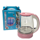 thumbnail image 1 of Hervidor Electrico Vidrio Templado 2 Litros Agua Smurfett Rosa, 1 of 2