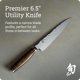 thumbnail image 3 of Cuchillo de Utilidad Shun Premier Acabado Martillado 16 cm, 3 of 8
