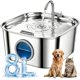 thumbnail image 1 of Fuente de agua para perros Wonder Creature 8 L de acero inoxidable, 1 of 8