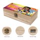 thumbnail image 3 of Motown Magic Caja Organizadora de Madera Rústica - Caja Decorativa Multifuncional para Escritorio, Hogar, Oficina, Joyas y Manualidades, 3 of 6