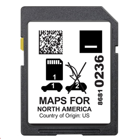 Tarjeta SD de navegación GPS 2023 Map USA para Cadilia Chevry Buic