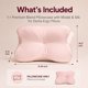 thumbnail image 2 of Funda de almohada Derila 54 × 36 × 12 cm Modal y Seda Rosa, 2 of 6