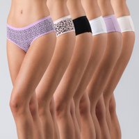 Pack 6X Pantaleta Algodon Print Flores Mujer 25547-172