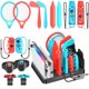 thumbnail image 1 of Estación Accesorios Deportivos AARONMEI para Nintendo Switch/OLED y Joy-cons Multicolor, 1 of 3