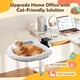 thumbnail image 2 of Cama De Escritorio Para Gato Con Abrazadera Y Peluche Sintético 42x35 Cm, 2 of 9
