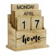 thumbnail image 5 of Calendario De Bloques De Madera Escritorio Oficina Sala De Estar Regalo De Cumplea?os Calendario Perpetuo Hogar, 5 of 5