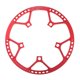 thumbnail image 4 of 45T 47T 53T 56T 58T Plato 130 BCD Anillo de cadena de una sola velocidad Rojo 56T, 4 of 5