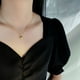 thumbnail image 2 of Gorgeous Heart-Shaped Gold Plated Stainless Steel Necklace - Perfect Gift for the Lover in Your Life!, 2 of 4