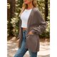 thumbnail image 3 of LILLUSORY Cardigan tejido oversized para mujer, colección otoño 2026, 3 of 3