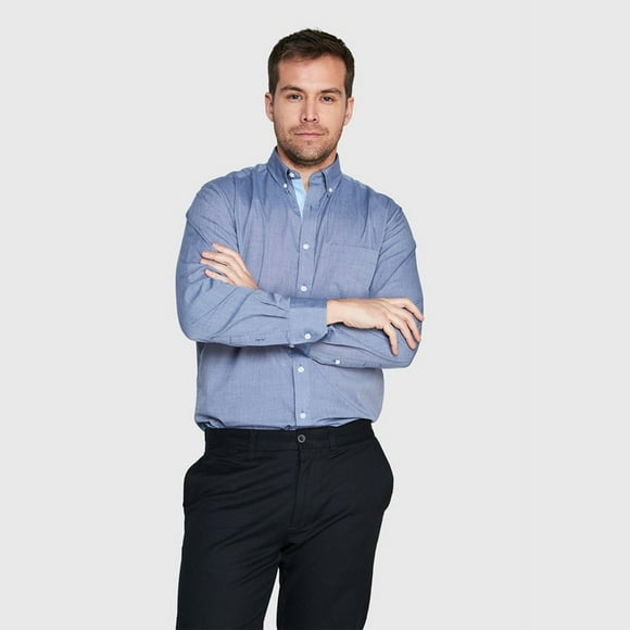 Camisa Fil A Fil azul marino XXL