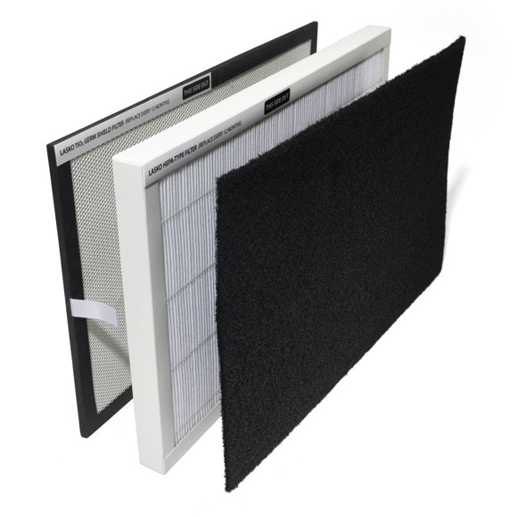 Lasko YY25630 Pack de filtros de repuesto para purificador de aire Pure Platinum – Suministro de 1 año