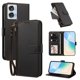 thumbnail image 2 of Funda con Billetera para [Motorola Edge 50 Fusion 5G] con Bolsillo Zipper y Tarjetero Negro, 2 of 6